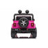 Licensed Jeep Rubicon children's ride on car special Edition - 4WD 12V- Pink